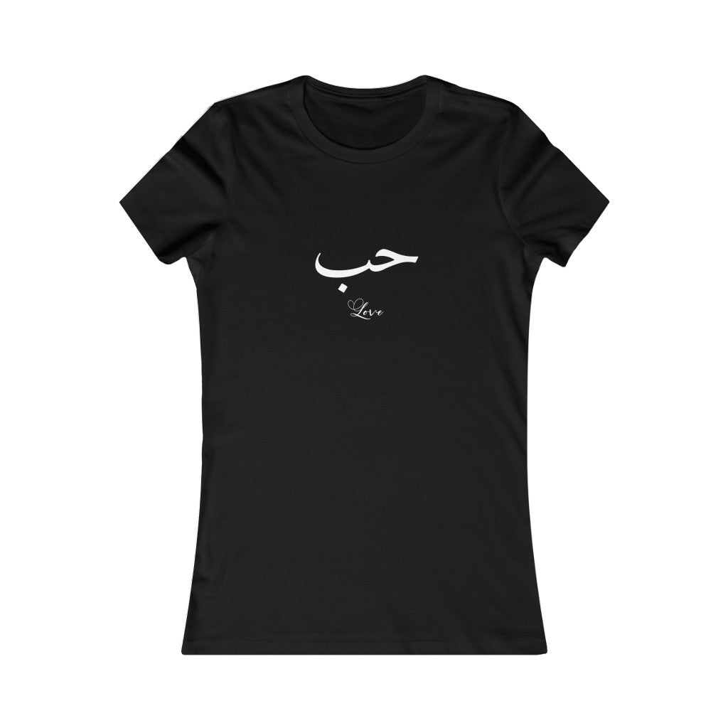 Love Symbol Women's Black Tee